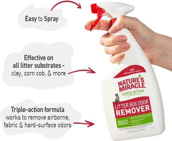 Show full view: Nature's Miracle Litter Box Odour Remover, 24-oz slide 6 of 9