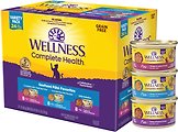 Wellness Complete Health Seafood Pate Favorites Canned Cat Food, 85-g can, case of 24