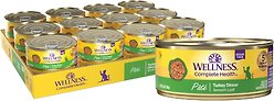 Wellness Complete Health Turkey Formula Grain-Free Natural Canned Cat Food, 156-g can, case of 24