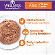 Show in main carousel: Wellness Complete Health Pate Chicken Entree Grain-Free Natural Canned Cat Food, 156-g can, case of 24 slide 3 of 16