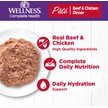 Show in main carousel: Wellness Complete Health Adult Beef & Chicken Formula Grain-Free Canned Cat Food, 354-g can, case of 12 slide 3 of 16