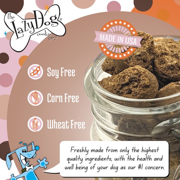 Show full view: The Lazy Dog Cookie Co. Mutt Mallows Sweetie S'mores Soft-Baked Dog Treats, 5-oz bag slide 3 of 5