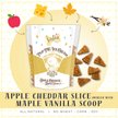 Show in main carousel: The Lazy Dog Cookie Co. Pup-PIE & Ice Cream Slices Apple Cheddar with Maple & Vanilla Dog Treats, 5-oz pouch slide 2 of 5