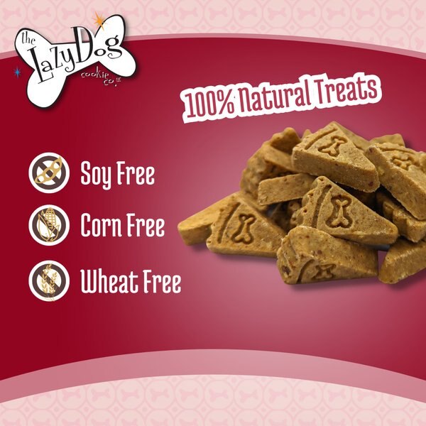 Show full view: The Lazy Dog Cookie Co. Limited Ingredient Cinnamon Swirled Peanut Butter Crunchy Baked Dog Treats, 14-oz box slide 6 of 8