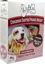 The Lazy Dog Cookie Co. Limited Ingredient Cinnamon Swirled Peanut Butter Crunchy Baked Dog Treats, 14-oz box
