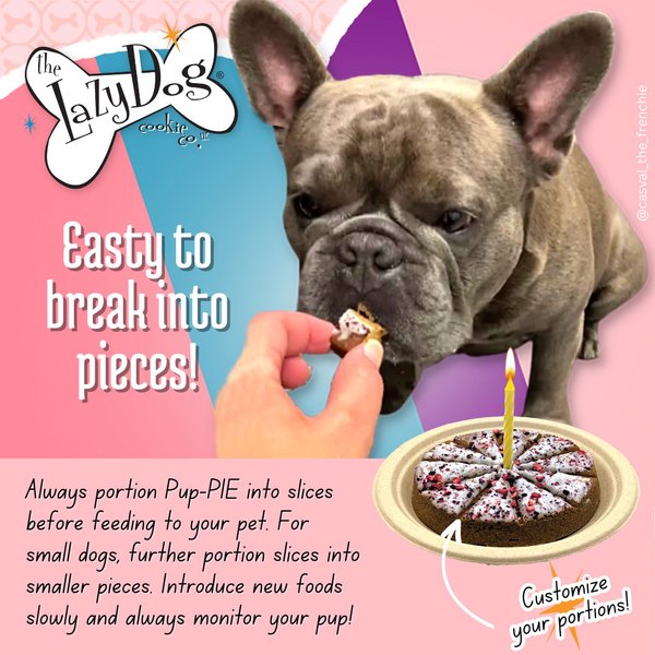 Show full view: The Lazy Dog Cookie Co. The Original Pup-PIE I Ruff You Dog Treat, 5-oz box slide 3 of 6