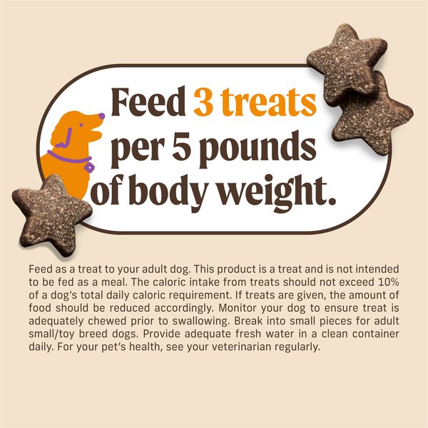 Show full view: Merrick Power Bites Real Chicken Recipe Grain-Free Soft & Chewy Dog Treats, 170-g bag slide 16 of 18