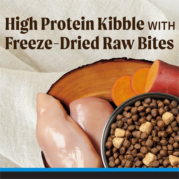 Show full view: Merrick Backcountry Raw Infused Grain-Free Large Breed Recipe Freeze-Dried Dog Food, 9.07-kg bag slide 14 of 17