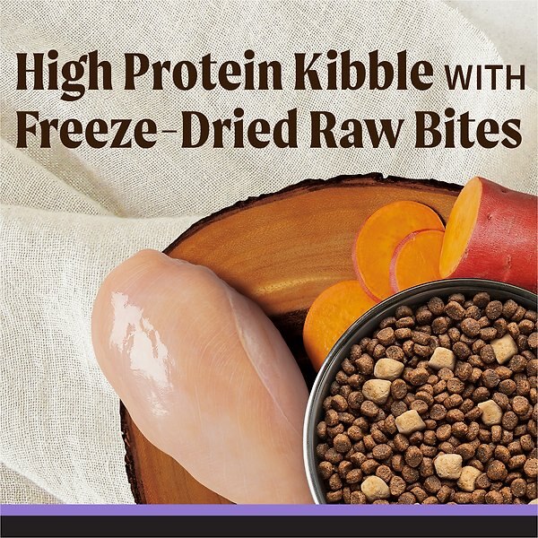 Show full view: Merrick Backcountry Raw Infused Grain-Free Puppy Recipe Freeze-Dried Dog Food, 4.54-kg bag slide 14 of 17