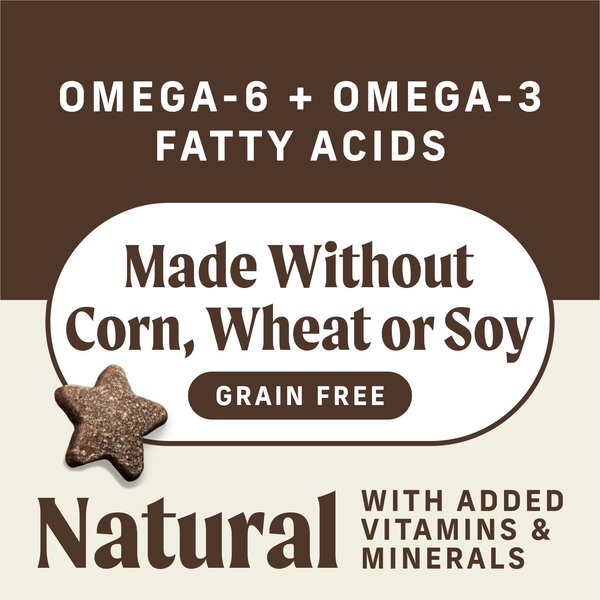 Show full view: Merrick Power Bites Real Salmon Recipe Grain-Free Soft & Chewy Dog Treats, 170-g bag slide 10 of 18