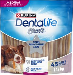 DentaLife Chews Daily Oral Care Medium Dog Treats, 45 count
