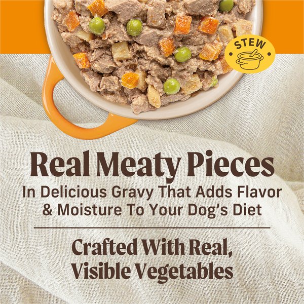 Show full view: Merrick Grain-Free Wet Dog Food Grammy's Pot Pie, 360-g can, case of 12 slide 13 of 16