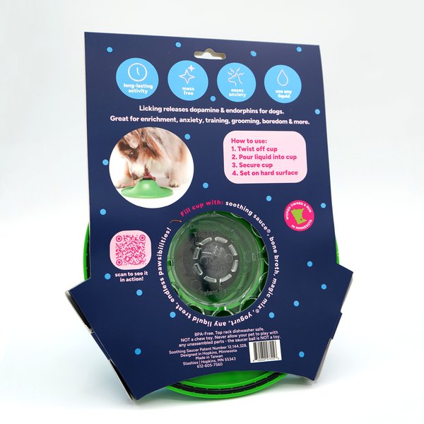 Show full view: Stashios Soothing Saucer Standalone Calming Dog Toy slide 4 of 8