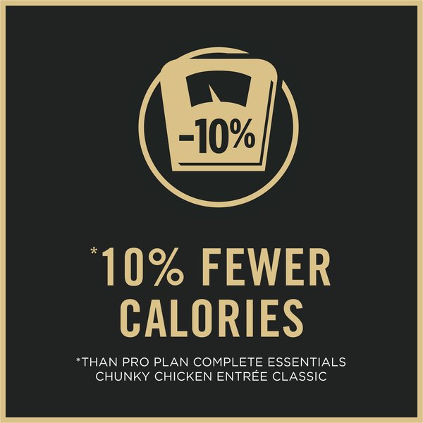 Show full view: Purina Pro Plan Weight Management Chicken & Rice Entree Wet Cat Food, 85-g can, case of 24 slide 4 of 9