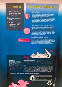 Show full view: Cat's Pride Saular Flushable Scoopable Scented Cat Litter, 8.1-kg pail slide 3 of 5