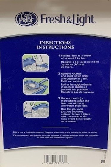 Show full view: Cat's Pride Fresh & Light Ultimate Care Scented Cat Litter, 7.71-kg pail slide 4 of 4