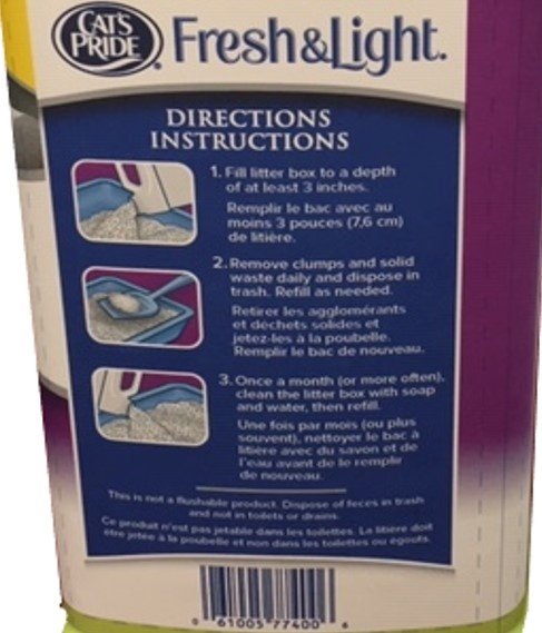 Show full view: Cat's Pride Fresh & Light Ultimate Care Scented Cat Litter, 3.86-kg jug slide 3 of 4