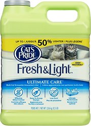 Cat's Pride Fresh & Light Ultimate Care Unscented Cat Litter, 3.86-kg jug