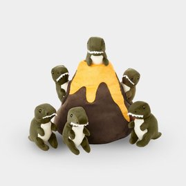 Puzzle plush dog toys