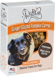 The Lazy Dog Cookie Co. Limited Ingredient Ginger Glazed Pumpkin Carrot Crunchy Baked Dog Treats, 14-oz box