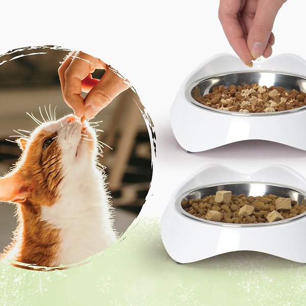 Show full view: Catit Raw Freeze-Dried Duck & Chicken Liver Cat Treats, 28.4-g bag slide 3 of 7