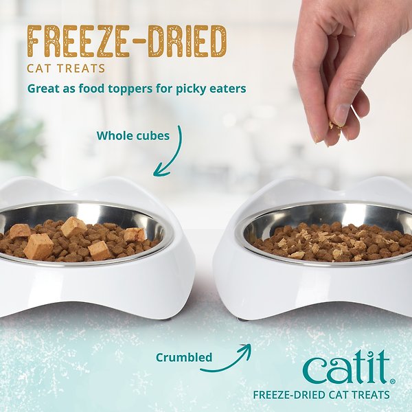Show full view: Catit Raw Freeze-Dried Ocean Whitefish Cat Treats, 28.4-g bag slide 4 of 8