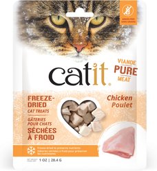 Catit Raw Freeze-Dried Chicken Cat Treats, 28.4-g bag