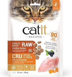 Catit Recipes Raw Chicken Freeze-Dried Cat Food, 100-g bag