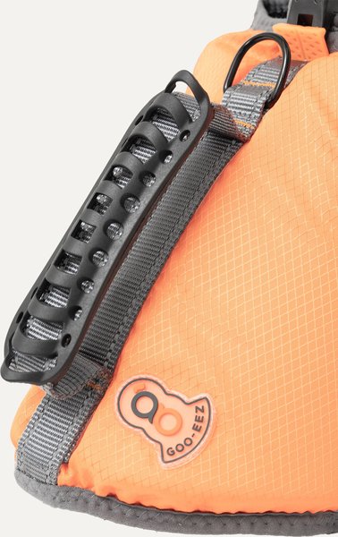 Show full view: Goo-eez Dog Life Vest, Orange/Grey, X-Small slide 3 of 5