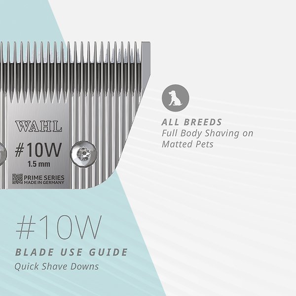 Show full view: Wahl Pro Animal Prime Series Dog & Cat Clipper Blade, #10 Wide, 1.5-mm slide 5 of 5