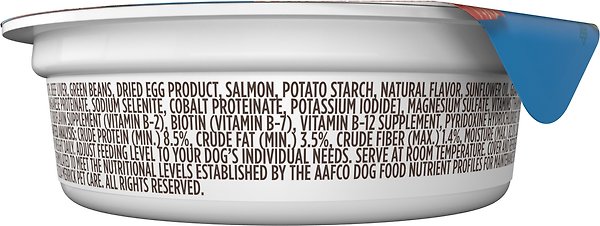 Show full view: Merrick Lil' Plates Grain-Free Small Breed Wet Dog Food Surfin' + Turfin' Supper, 99-g tub, case of 12 slide 4 of 15