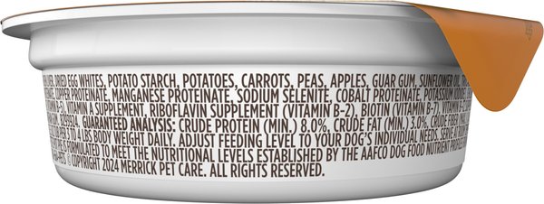 Show full view: Merrick Lil' Plates Grain-Free Small Breed Wet Dog Food Petite Pot Pie, 99-g tub, case of 12 slide 4 of 16