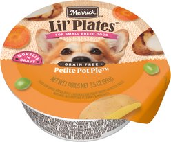 Merrick Lil' Plates Grain-Free Small Breed Wet Dog Food Petite Pot Pie, 99-g tub, case of 12