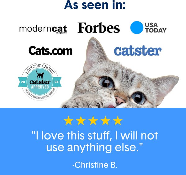 Show full view: Boxiecat Self-Cleaning Probiotic Clumping Clay Cat & Kitty Litter, 7.26-kg bag slide 7 of 10