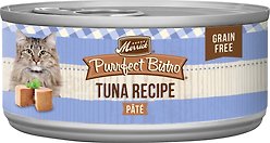 Merrick Purrfect Bistro Grain-Free Tuna Pate Canned Cat Food, 156-g, case of 24