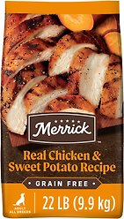 Merrick Real Chicken + Sweet Potato Recipe Grain-Free Adult Dry Dog Food, 9.98-kg bag