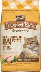 Merrick Purrfect Bistro Grain-Free Real Chicken + Sweet Potato Recipe Adult Dry Cat Food, 5.44-kg bag