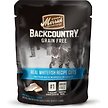 Show in main carousel: Merrick Backcountry Grain-Free Morsels in Gravy Real Whitefish Recipe Cuts Cat Food Pouches, 85-g, case of 24 slide 1 of 9
