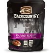 Show in main carousel: Merrick Backcountry Grain-Free Morsels in Gravy Real Turkey Recipe Cuts Cat Food Pouches, 85-g, case of 24 slide 1 of 9