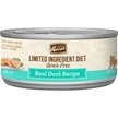 Show in main carousel: Merrick Limited Ingredient Diet Grain-Free Real Duck Pate Recipe Canned Cat Food, 142-g, case of 24 slide 1 of 9