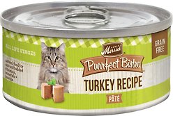 Merrick Purrfect Bistro Grain-Free Turkey Pate Canned Cat Food, 85-g, case of 24
