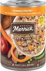 Merrick Grain-Free Wet Dog Food Grammy's Pot Pie, 360-g can, case of 12