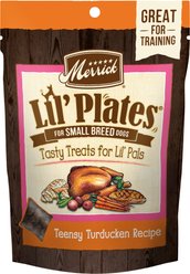 Merrick Lil' Plates Teensy Turducken Recipe Grain-Free Dog Treats, 142-g bag
