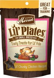 Merrick Lil' Plates Lil' Chunky Chicken Recipe Grain-Free Dog Treats, 170-g bag