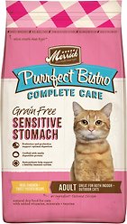 Merrick Purrfect Bistro Complete Care Grain- Free Sensitive Stomach Recipe Dry Cat Food, 5.44-kg bag