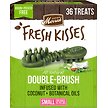 Show in main carousel: Merrick Fresh Kisses Infused with Coconut Oil & Botanicals Small Dental Dog Treats, 36 count slide 1 of 10