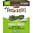 Show in main carousel: Merrick Fresh Kisses Infused with Coconut Oil & Botanicals Extra Small Dental Dog Treats, 78 count slide 1 of 10