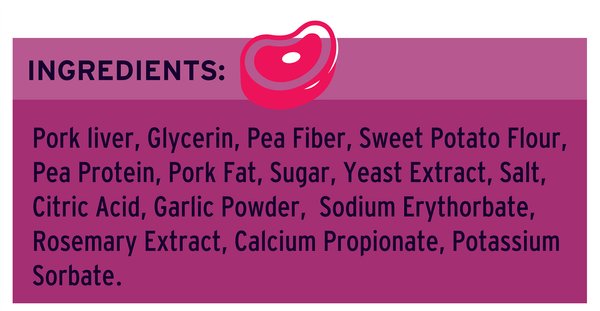 Show full view: Great Jack's Big Bitz Liver Recipe Grain-Free Dog Treats, 7-oz bag slide 5 of 7