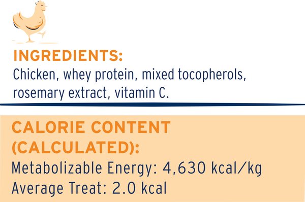 Show full view: Great Jack's Chicken Freeze-Dried Grain-Free Cat Treats, 1-oz bag slide 5 of 6