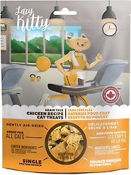 Lazy Kitty Chicken Recipe Air-Dried Grain-Free Cat Treats, 3-oz bag